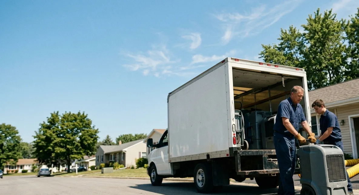 Water Damage Cleanup in Collinsville, IL near me
